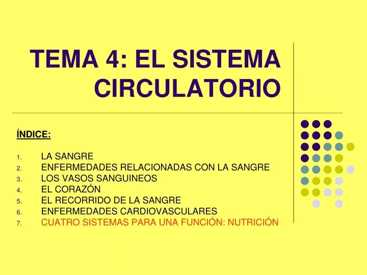 tema 4 el sistema circulatorio