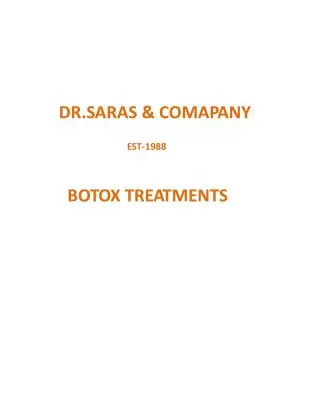 Botox Treatment Clinic In Sydney