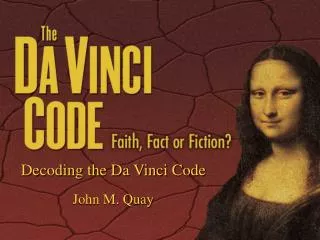 Decoding the Da Vinci Code