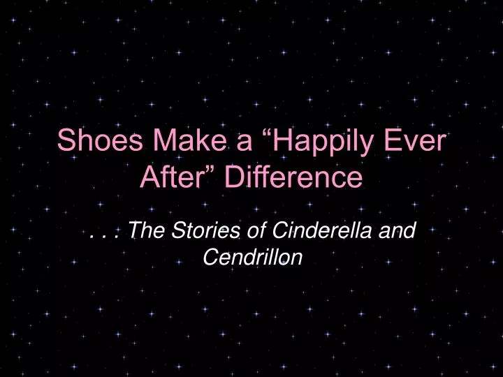 shoes make a happily ever after difference