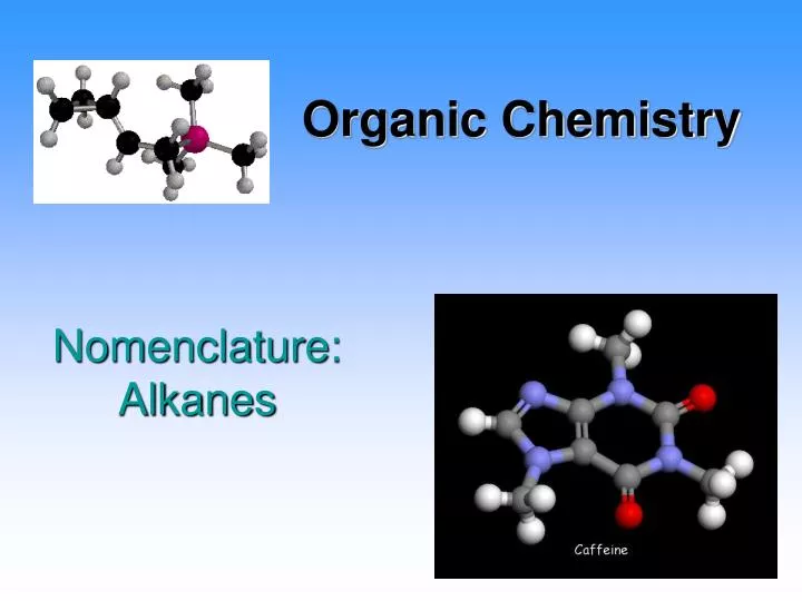 organic chemistry