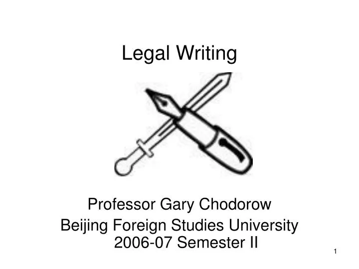 legal writing
