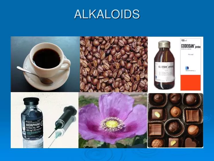 alkaloids