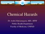 Chemical Hazards - slide 1