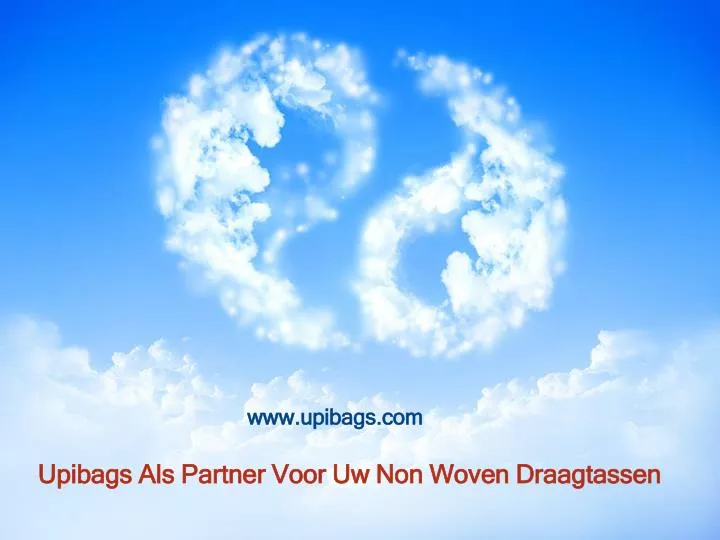 upibags als partner voor uw non woven draagtassen