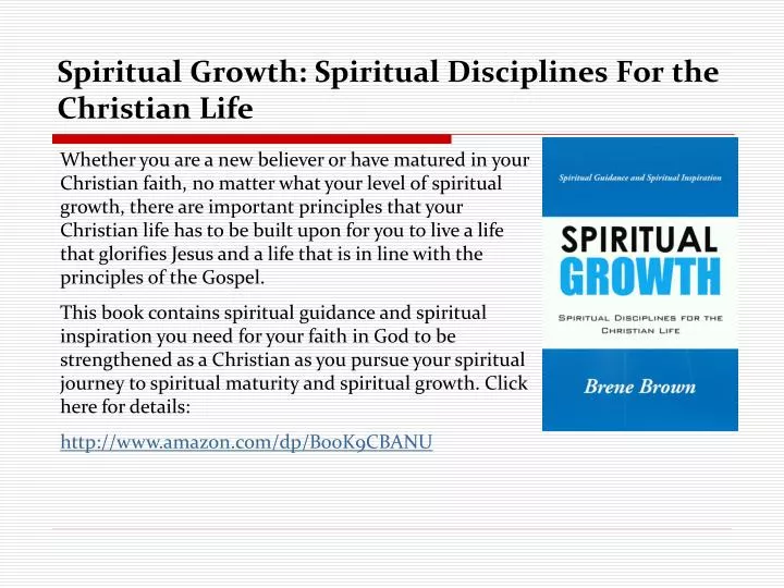 spiritual growth spiritual disciplines for the christian life