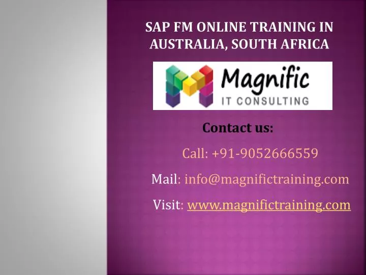 sap fm online training in australia south africa