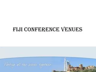 Fiji Conference Venues