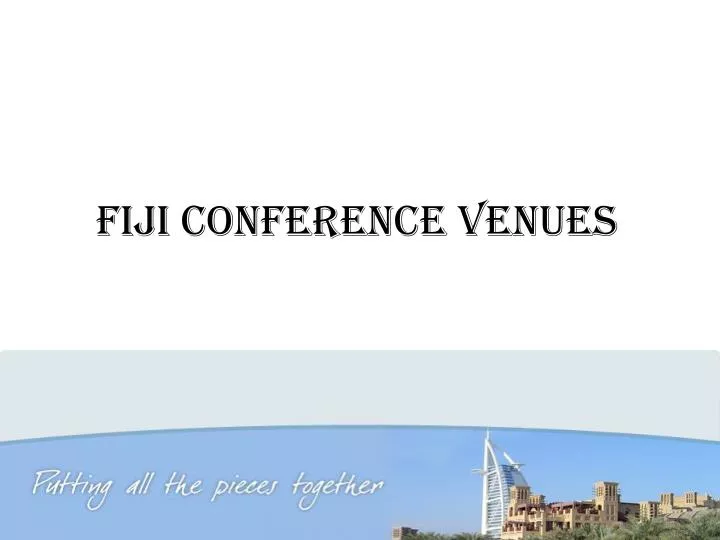 fiji conference venues