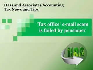 Hass and Associates Accounting Tax News and Tips: 'Tax offic