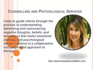 Counselling and Psychological Services