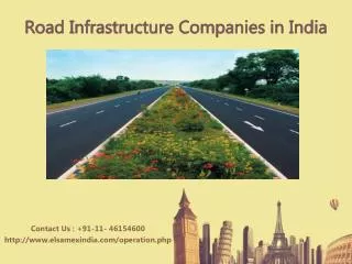 Road infrastructure companies in india