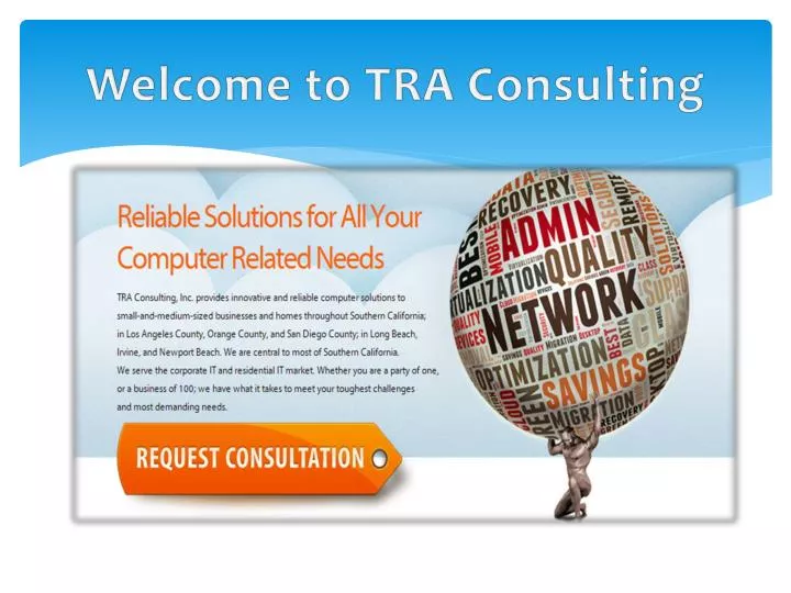 welcome to tra consulting