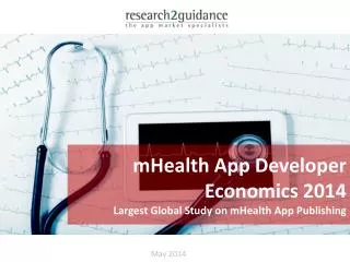 Research2guidance mHealth App Developer Economics 2014