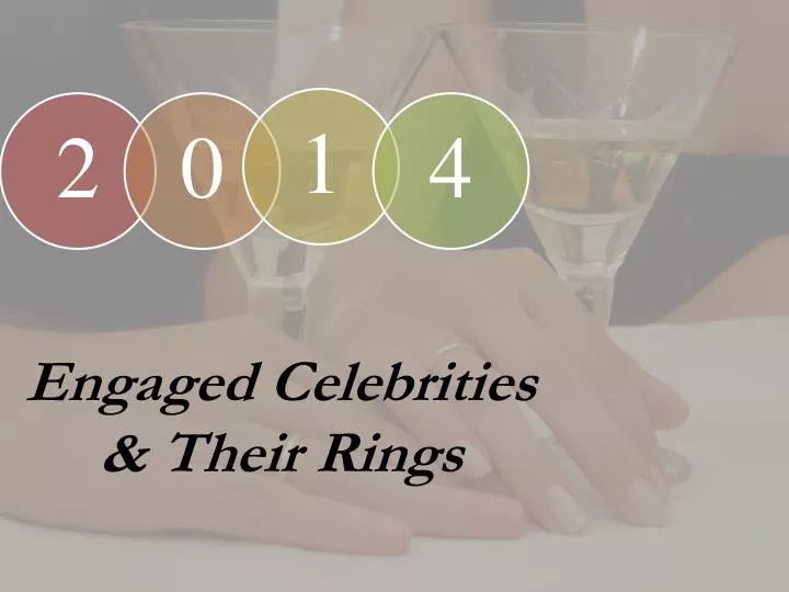 engaged celebrities their rings