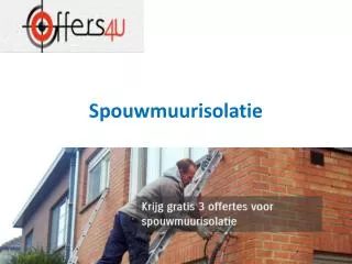 Spouwmuurisolatie