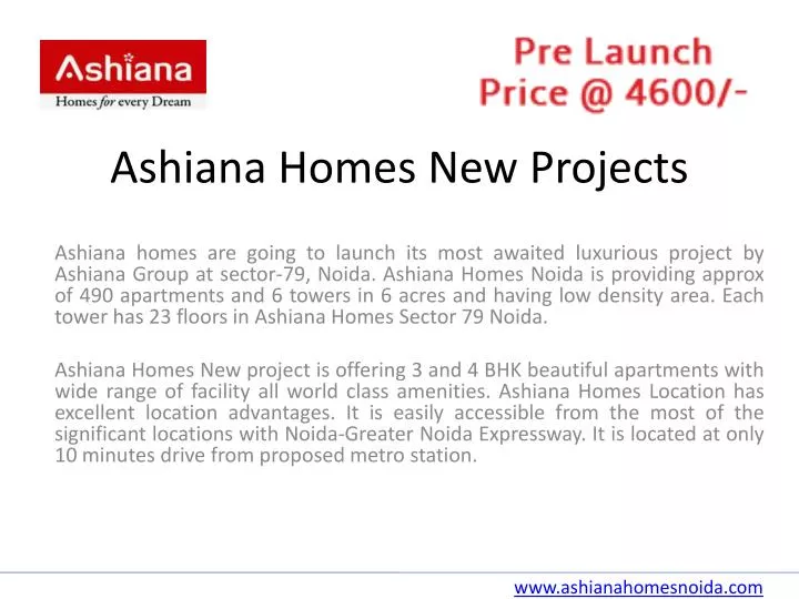 ashiana homes new projects