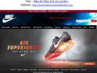 Nike Air Max Out Let London