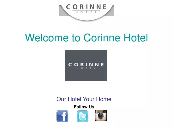 welcome to corinne hotel