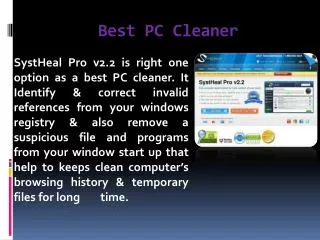 Best PC Cleaner Software