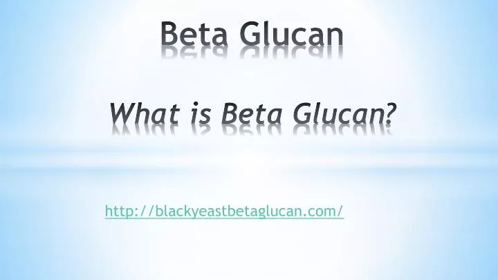 beta glucan
