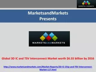 Global 3D IC and TSV Interconnect Market