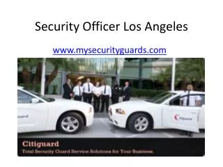 Security Guards Los Angeles