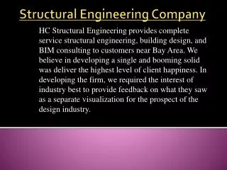 structural engineering company