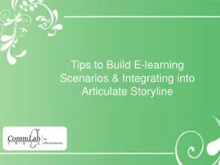 Tips to Build eLearning Scenarios Using Articulate Storyline