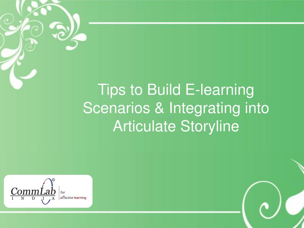 PPT - Tips to Build eLearning Scenarios Using Articulate Storyline ...