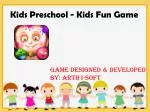 Kids Preschool