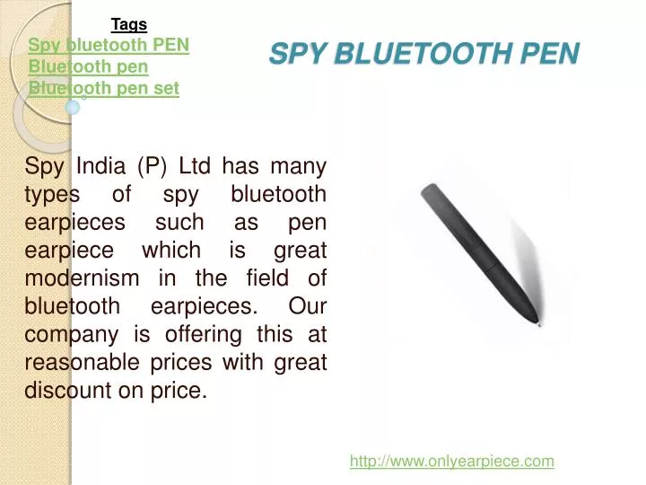 spy bluetooth pen