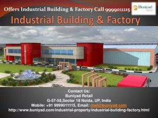 Large industrial Buildings for Sale