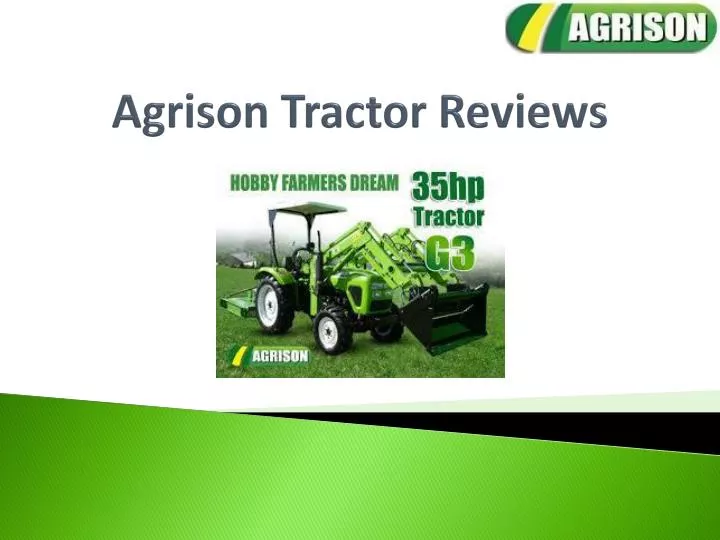 agrison tractor reviews