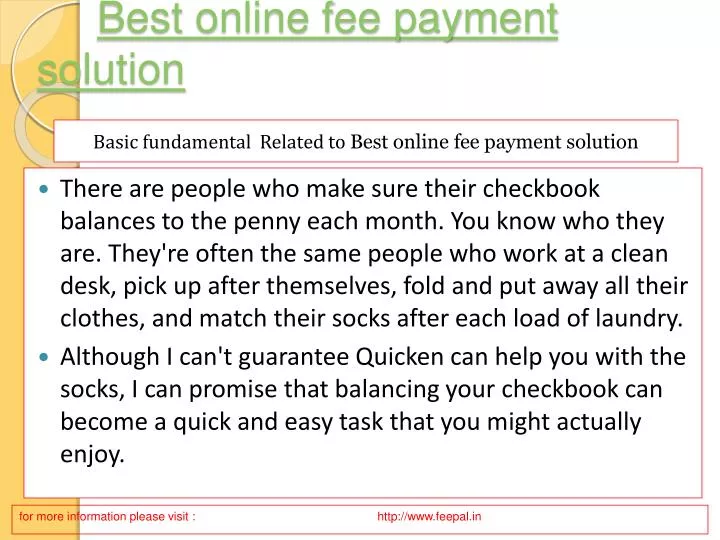 best online fee payment solution