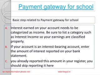 Smart and easy tips to payment gateway for school