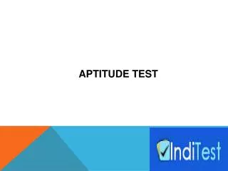 Aptitude test