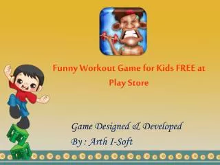 Funny Workout Game for Kids - FREE at Play Store
