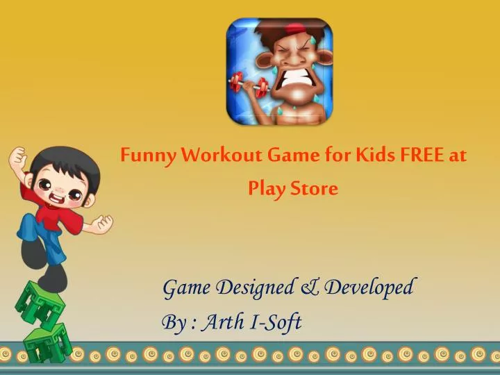funny workout game for kids free at play store