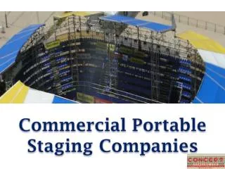Commercial Portable Staging Companies