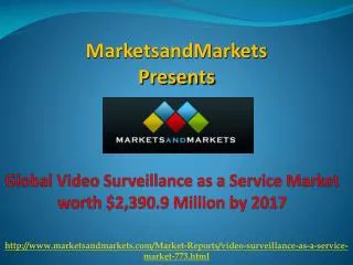 Video Surveillance As A Service Market by 2017