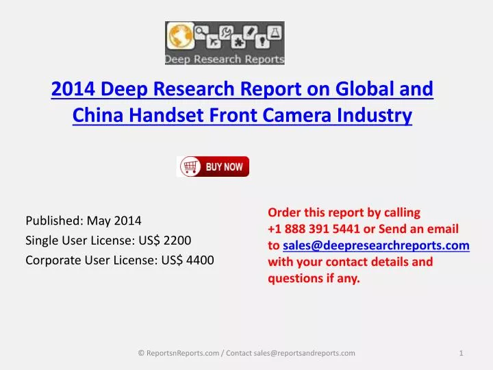 2014 deep research report on global and china handset front camera industry