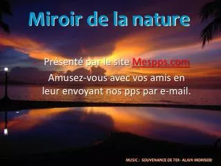 Miroir de la nature