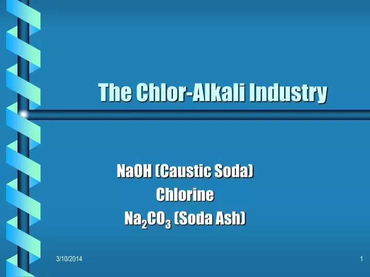 the chlor alkali industry