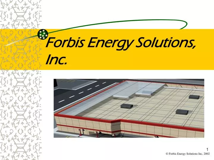 forbis energy solutions inc