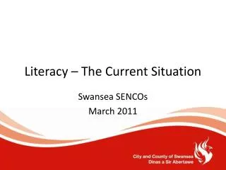 Literacy – The Current Situation
