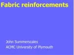 Fabric reinforcements - slide 1
