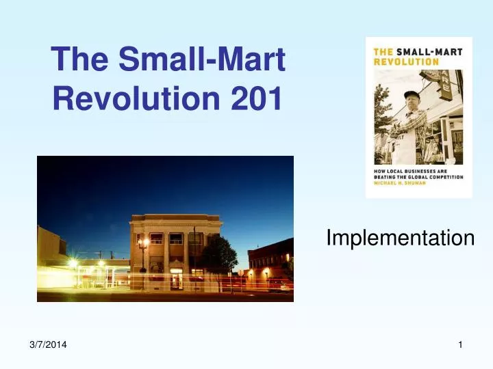 the small mart revolution 201