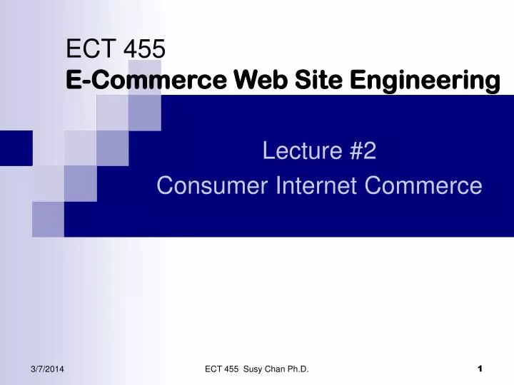 ect 455 e commerce web site engineering