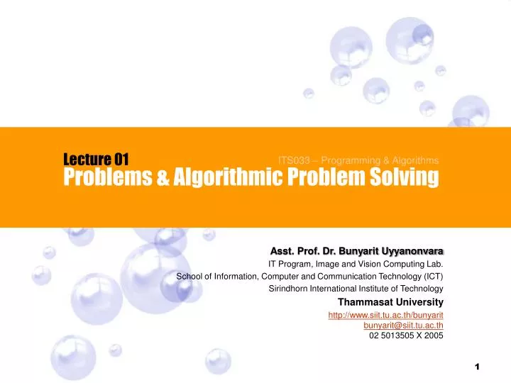problems algorithmic problem solving